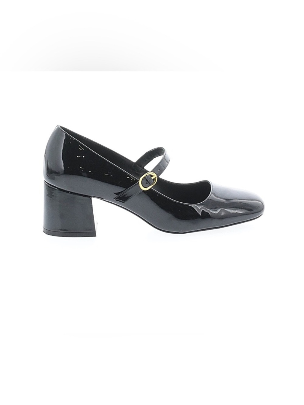 Stuart Weitzman Black Patent Leather Mary Jane’s